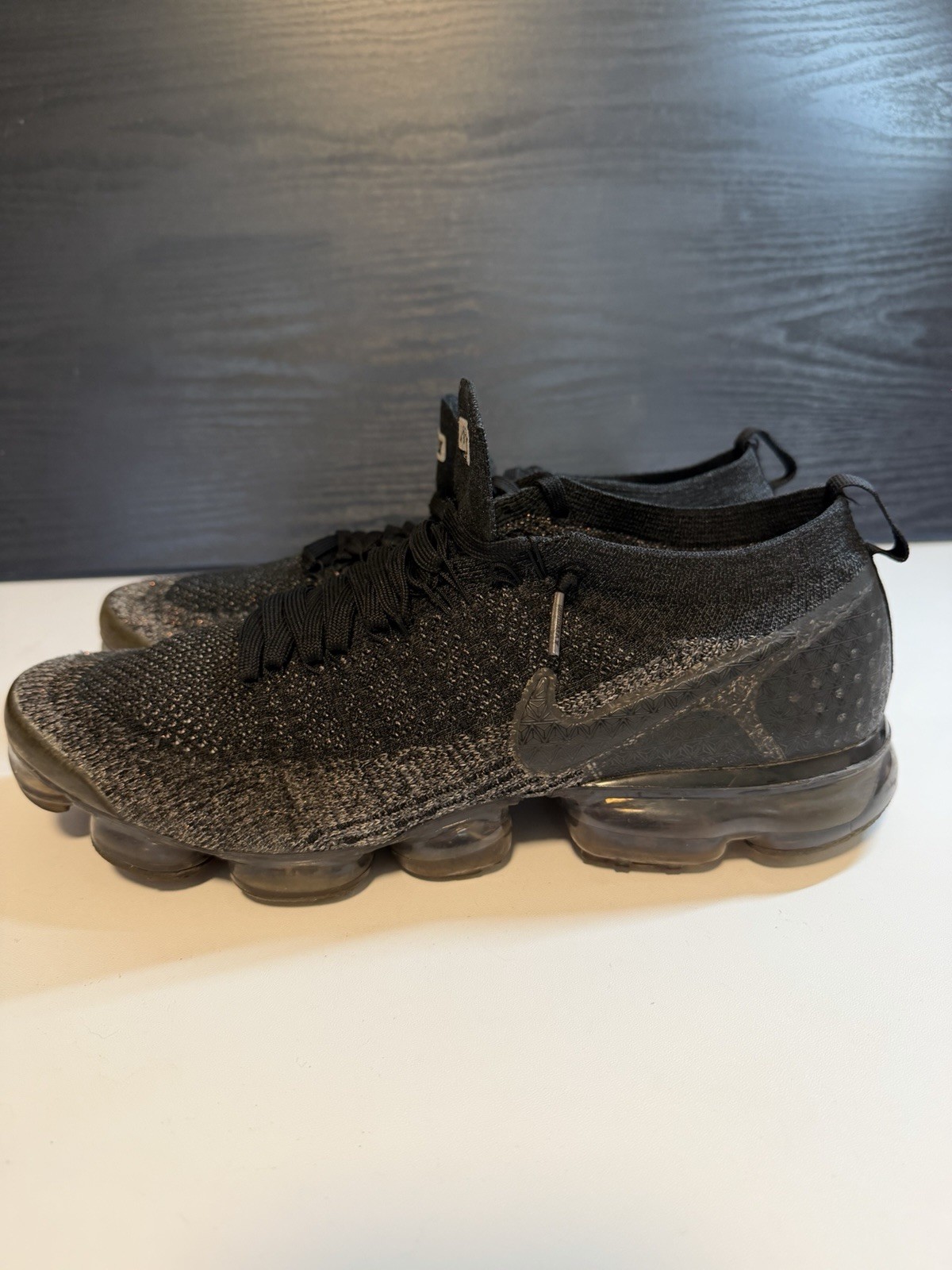 Size 12 - Nike Air VaporMax Flyknit 2 Black 2016 Size 12 - Nike Air VaporMax Flyknit 2 Black 2016