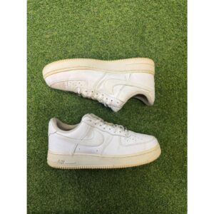 Nike Air Force 1 Low 07 White Leather Sneakers 315122-111 Mens 9
