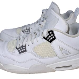 Nike Air Jordan 4 Retro Pure Money White 2017 Mens Size 13 Sneakers 308497-100