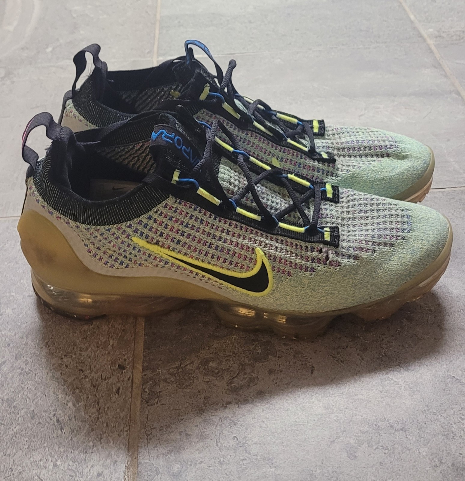 Nike Air VaporMax 2021 Flyknit Next Nature Volt Photo Blue DX3368-700 Men Nike Air VaporMax 2021 Flyknit Next Nature Volt Photo Blue DX3368-700 Men