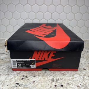 Size 13 - Air Jordan 1 Retro OG Low Black Toe (CZ0790-106) SHOE BOX ONLY