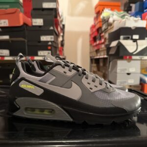 Size 10 - Mens Nike Air Max 90 Drift Cool Grey Volt Black Shoes - IO1908-065