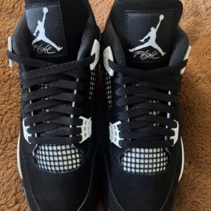 Air Jordan 4 Retro White Thunder FQ8138-001 Men's Size 10