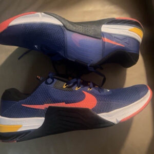 Nike Metcon 7 Men's Low Top Lace Up Training Sneakers Blue Orange