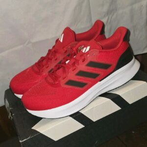 Adidas UltraRun 5 J  Red black Running Shoes 6.5 Youth (Women's 8) JQ5553 New