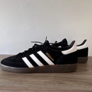 Adidas Handball Spezial Black White Suede Low Top Men's Athletic Sneaker