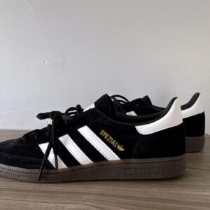 Adidas Spezial Black White Suede Low Top Sneaker