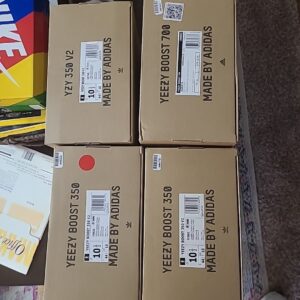 Size 10.5 Uk 10 - Yeezy 350 X3 V2 Bone (BOXes ONLY!) Yeezy 700 X1 Used Boxes
