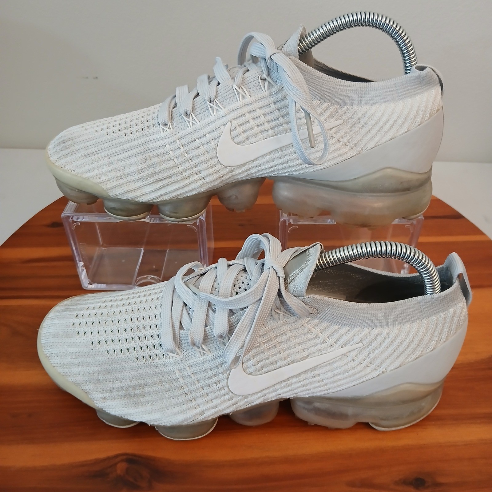 Nike Air VaporMax Flyknit 3 Mens 7.5 Grey Pure Platinum Running Shoes AJ6900-102 Nike Air VaporMax Flyknit 3 Mens 7.5 Grey Pure Platinum Running Shoes AJ6900-102