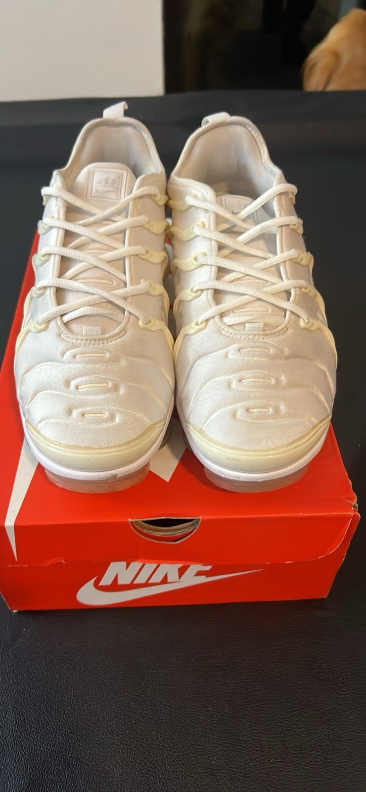 Size 9.5 - Nike Air VaporMax Plus White Size 9.5 - Nike Air VaporMax Plus White