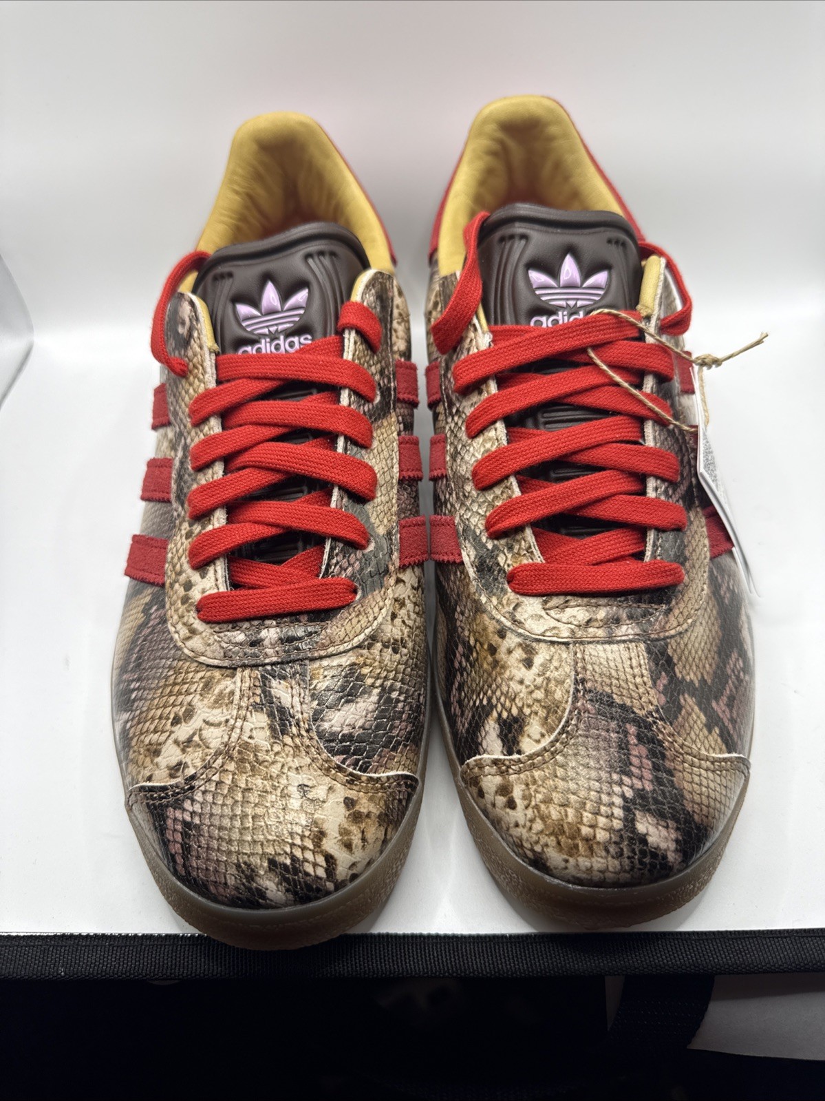 Adidas Gazelle Golf Lux Spikeless Golf Shoes Preloved Brown JP7703 Men's Sz 9.5 Adidas Gazelle Golf Lux Spikeless Golf Shoes Preloved Brown JP7703 Men's Sz 9.5 - Image 2
