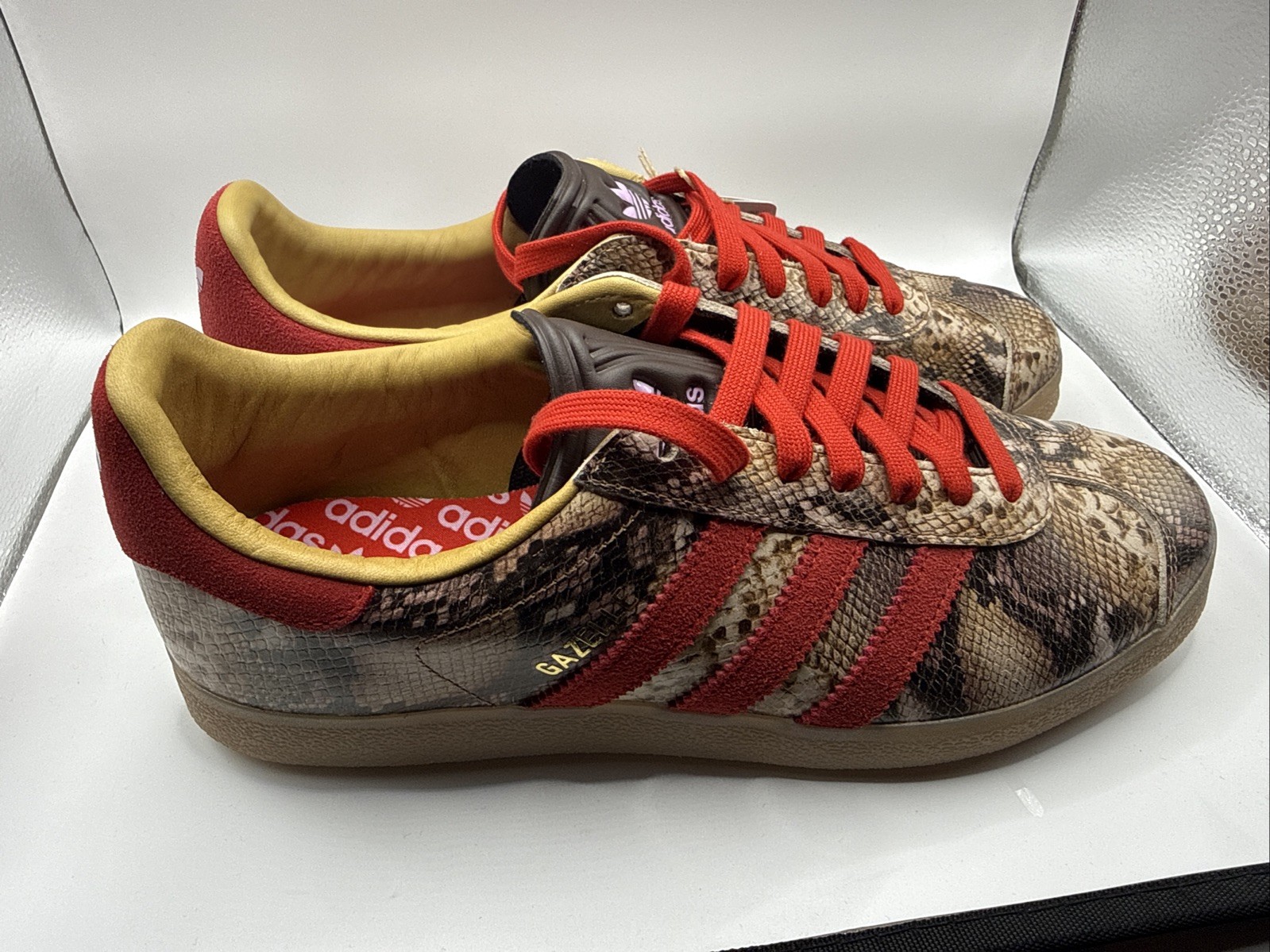 Adidas Gazelle Golf Lux Spikeless Golf Shoes Preloved Brown JP7703 Men's Sz 9.5 Adidas Gazelle Golf Lux Spikeless Golf Shoes Preloved Brown JP7703 Men's Sz 9.5 - Image 3