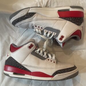 Nike Air Jordan 3 Retro Fire Red 2022 DN3707-160 Men’s Size 10.5 AUTH GUARANTEE