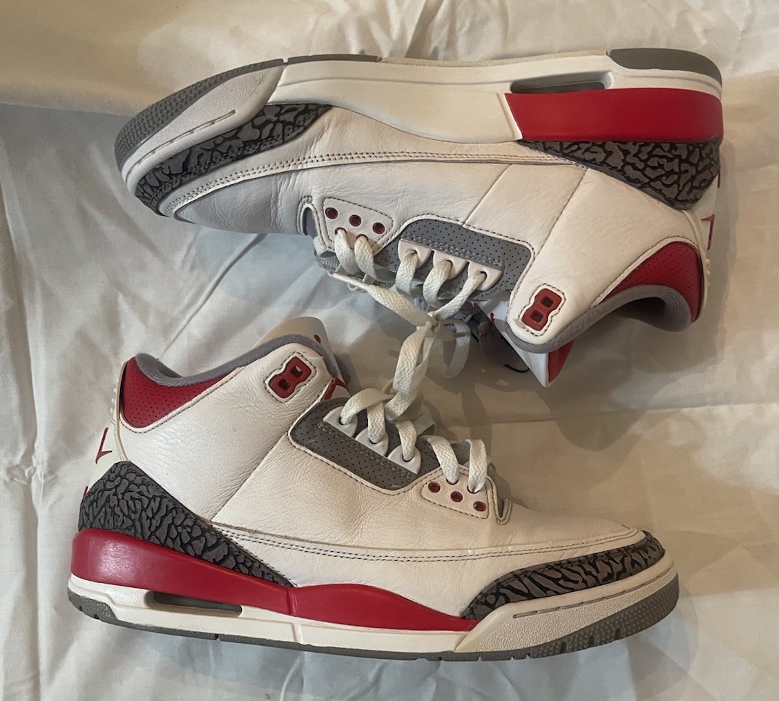 Nike Air Jordan 3 Retro Fire Red 2022 DN3707-160 Men’s Size 10.5 AUTH GUARANTEE Nike Air Jordan 3 Retro Fire Red 2022 DN3707-160 Men’s Size 10.5 AUTH GUARANTEE
