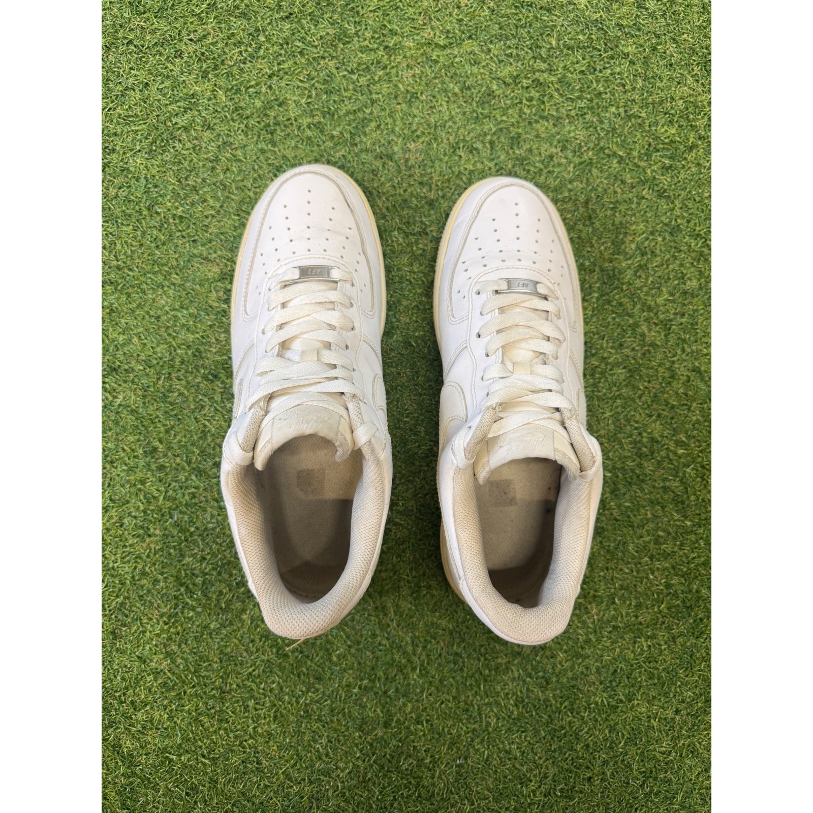 Nike Air Force 1 Low 07 White Leather Sneakers 315122-111 Mens 9 Nike Air Force 1 Low 07 White Leather Sneakers 315122-111 Mens 9 - Image 3