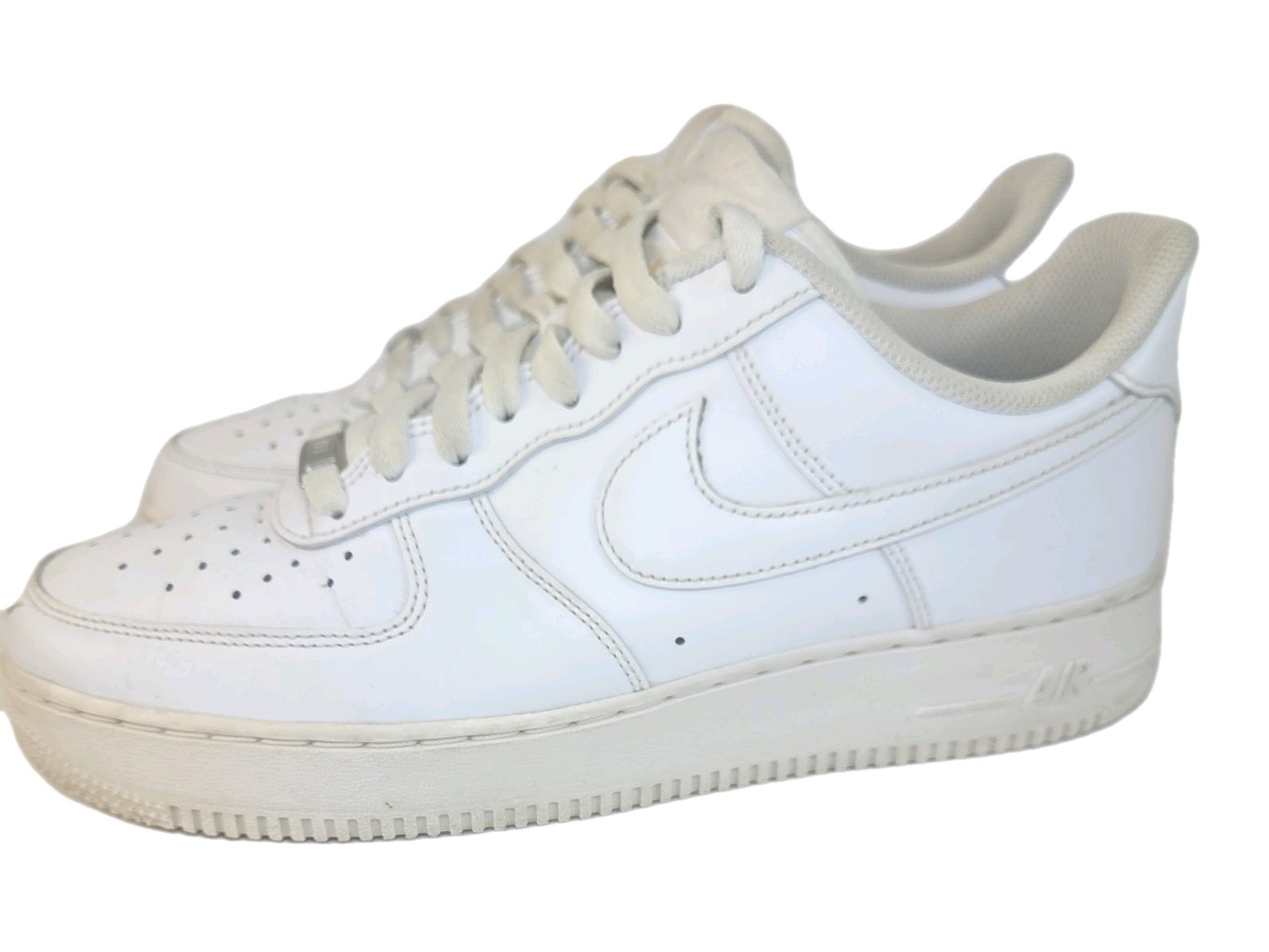 Nike Men’s Air Force 1 Low '07 White Leather Shoes 315122-111 Size (2023) Nike Men’s Air Force 1 Low '07 White Leather Shoes 315122-111 Size (2023) - Image 3