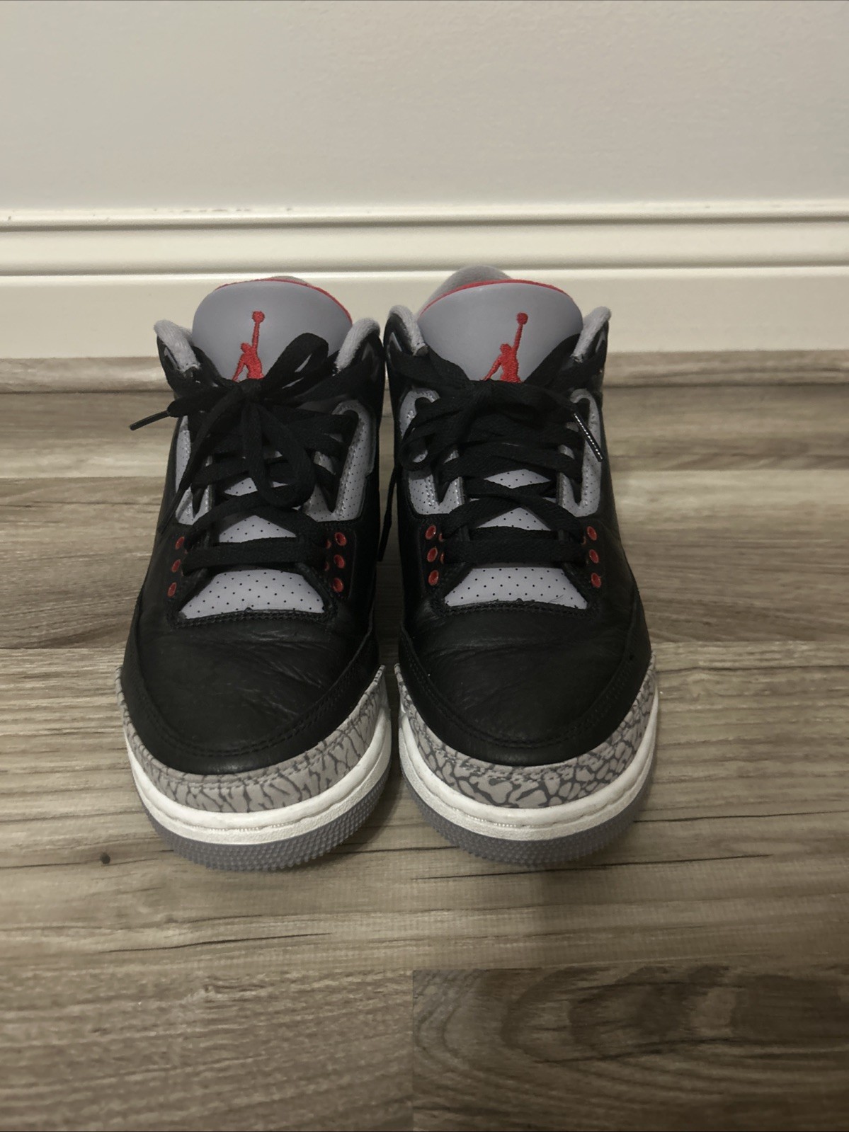 Jordan 3 Black Cement Size 8 With Box Jordan 3 Black Cement Size 8 With Box - Image 2