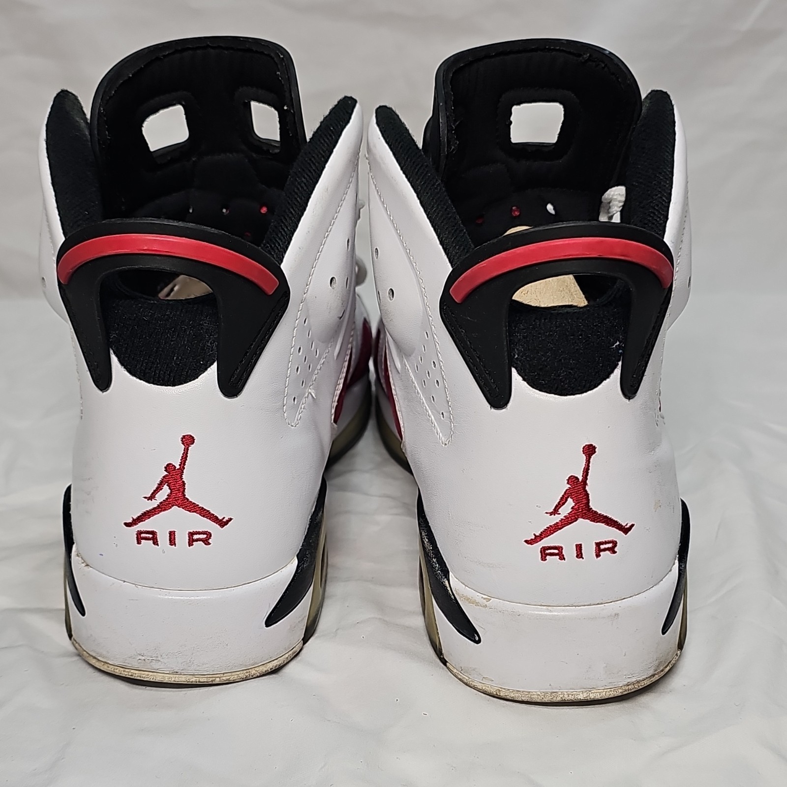 Jordan Air Jordan 6 Retro Carmine 2014 White/Red/Black High Top 384664-160 Jordan Air Jordan 6 Retro Carmine 2014 White/Red/Black High Top 384664-160 - Image 2
