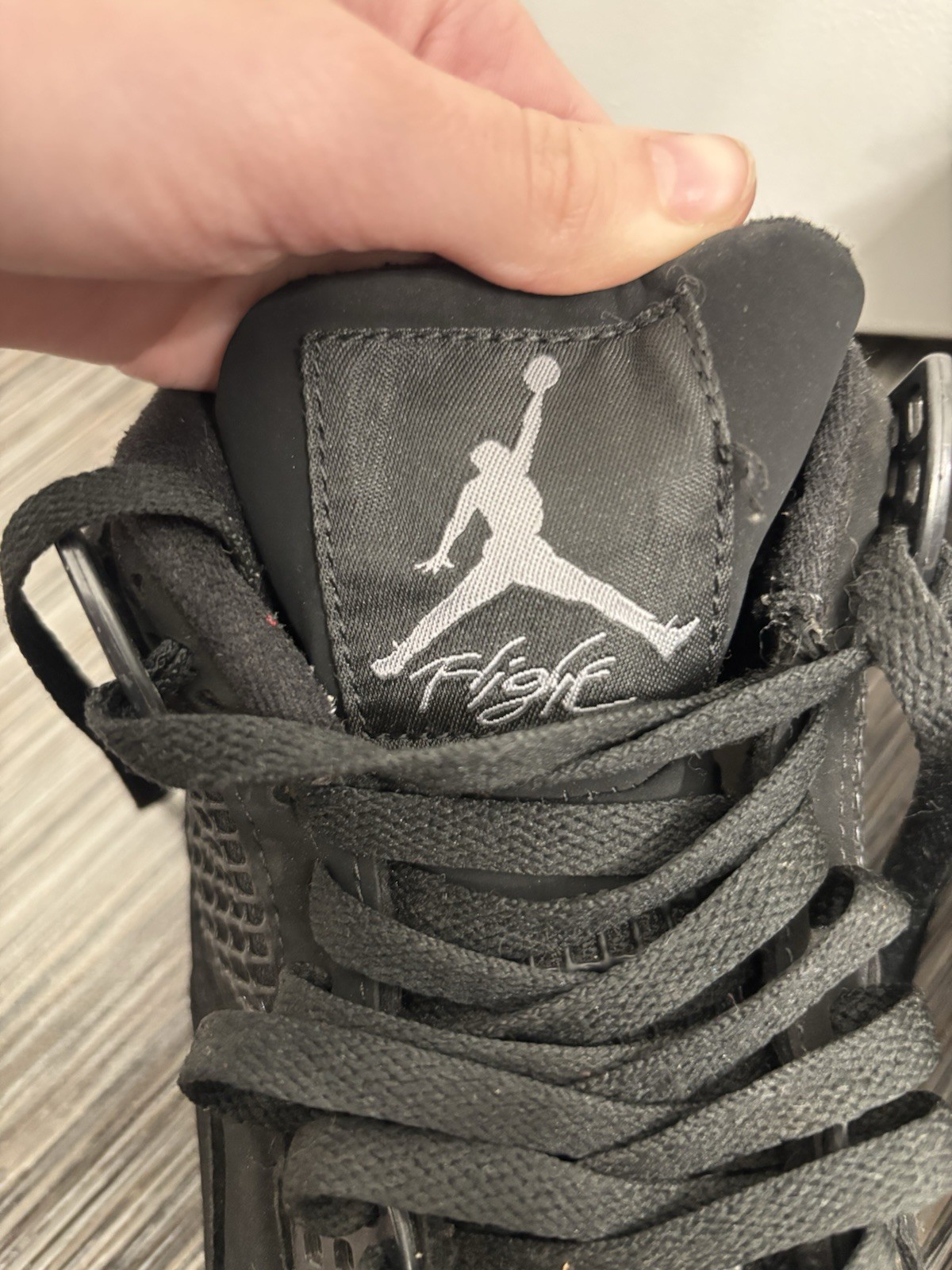 Jordan Air Jordan 4 Retro Black Cat CU1110-010 Black Sneaker Mid Top Basketball Jordan Air Jordan 4 Retro Black Cat CU1110-010 Black Sneaker Mid Top Basketball - Image 2