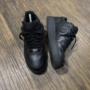Nike Air Force 1 Black Adult Sneakers Shoes Size EU40 US8.5