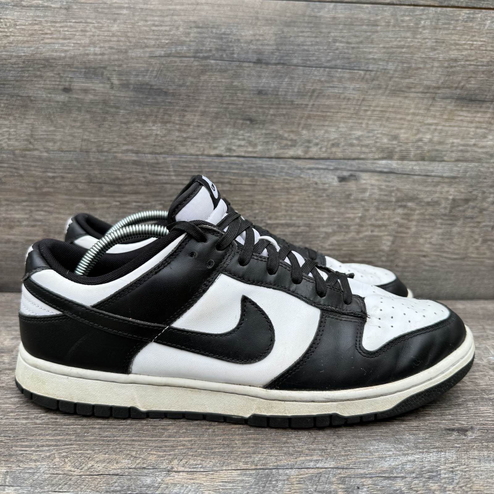 Nike Dunk Low Black White Panda Leather Sneakers US Size 11.5 Men's DD1391-100 Nike Dunk Low Black White Panda Leather Sneakers US Size 11.5 Men's DD1391-100