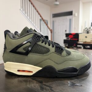 2025 Nike Air Jordan 4 Retro 'undefeated' olive Men size 13 SKU IB1519-200