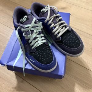 Nike Air Jordan 1 Retro Low Og All Voodoo Alternate Regency Purple Vapor Green