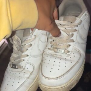 Nike Air Force 1 One Low Men's Triple White '07 Sneakers Size 10 CW2288-111