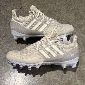 adidas ultraboost ultra boost football cleats jp7409 men’s size 11.5 grey/white