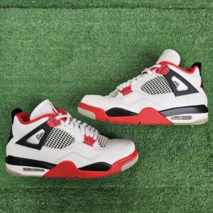 size 10.5 jordan 4 retro fire red