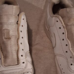 used white air force ones/ nike/ beaters/ white on white/ bargain buy/2nd chance