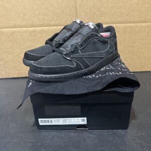 air jordan 1 retro low sp travis scott black phantom dm7866 001 men size 13 new!