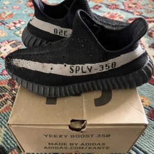 adidas yeezy boost 350 v2 oreo black white low top primeknit sneakers 10.5