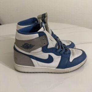 jordan air jordan 1 retro og high true blue dz5485 410 blue/white/grey 2023
