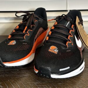 Nike Air Zoom Pegasus 41 Cleveland Browns Black-White-Orange Men Sz 7 FZ5075-001