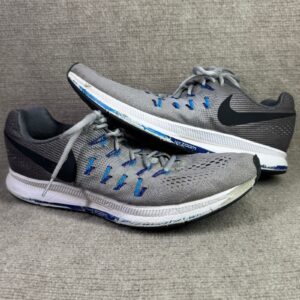 nike air zoom pegasus 33 mens 13 grey running shoes 831352 004