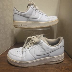 men's nike air force 1 '07 white/white (cw2288 111) size 9