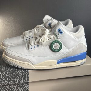 Air Jordan 3 Retro Lucky Shorts Summit White/Hydrogen Blue CT8532-101