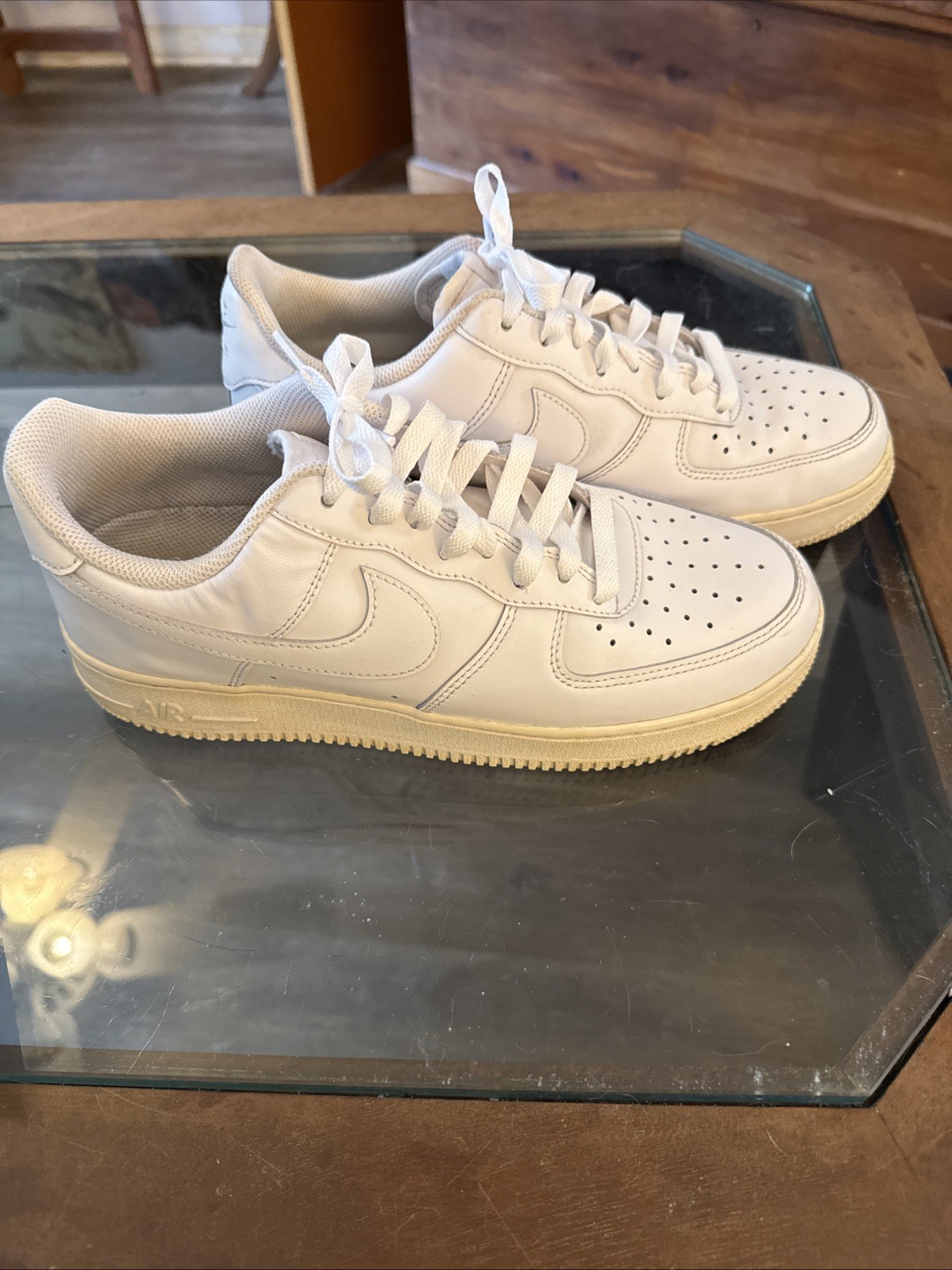 nike air force 1 '07 low mens white athletic shoes size 9 cw2288 111 nike air force 1 '07 low mens white athletic shoes size 9 cw2288 111