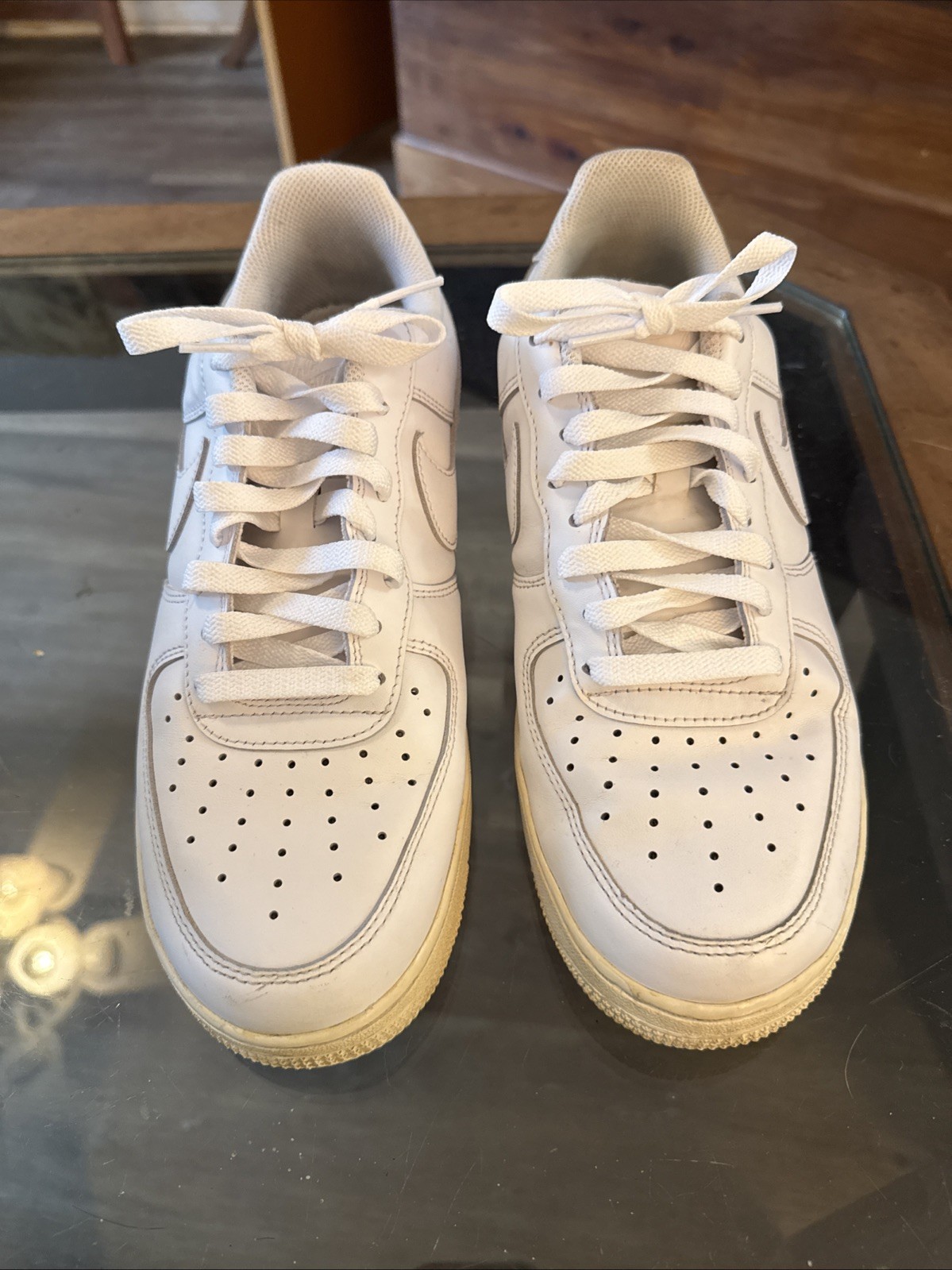 nike air force 1 '07 low mens white athletic shoes size 9 cw2288 111 nike air force 1 '07 low mens white athletic shoes size 9 cw2288 111