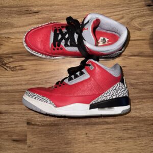 Air Jordan 3 Retro Black/Fire Red-Cement Grey