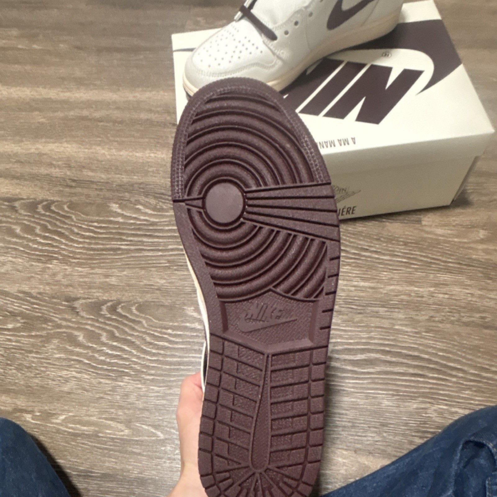 jordan air jordan 1 high og x a ma maniere white burgundy do7097 100 high top jordan air jordan 1 high og x a ma maniere white burgundy do7097 100 high top