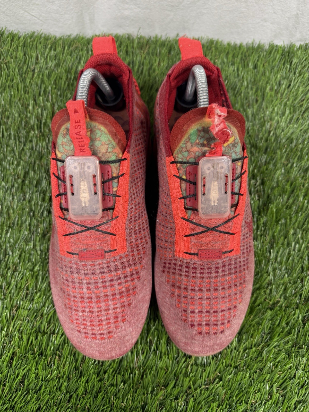 nike air vapormax fk flyknit team red lock release men's sz 8 shoes ct1823 600 nike air vapormax fk flyknit team red lock release men's sz 8 shoes ct1823 600