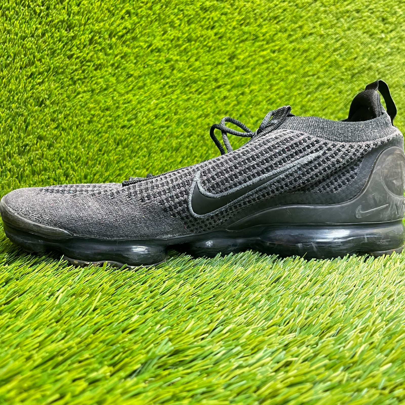 nike air vapormax flyknit 2021 mens size 13 black running walking shoes sneakers nike air vapormax flyknit 2021 mens size 13 black running walking shoes sneakers