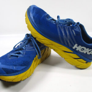 Hoka One One Clifton 6 Mens Size 11.5 Nebulas Blue Lemon Shoes 1102872-NBLM