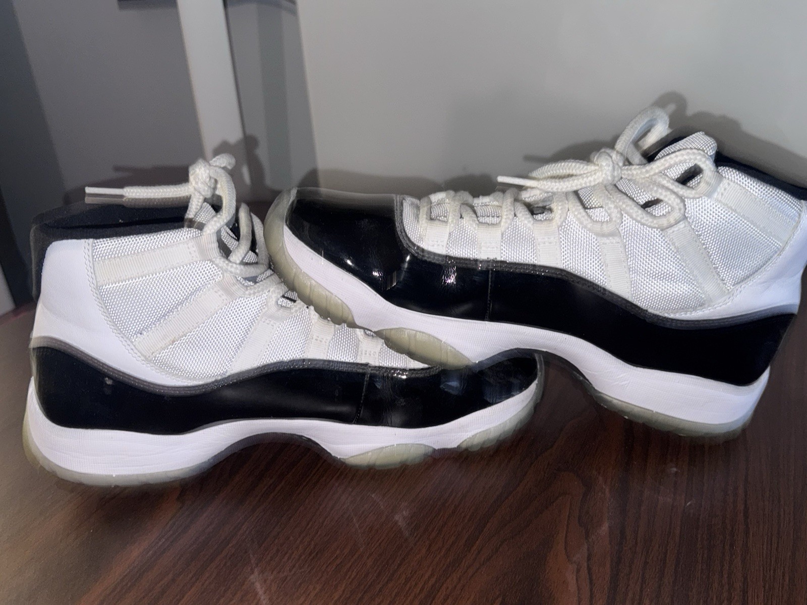 jordan air jordan 11 concord high top sneaker 378037 100 white black 2018 men's jordan air jordan 11 concord high top sneaker 378037 100 white black 2018 men's