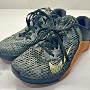 Nike Metcon 6 Men’s Size 8 Green Camo Gum CrossFit Trainers CK9388-032