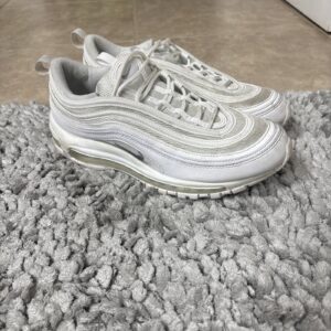 Air Max 97 Men's Running Sneaker Triple White/Wolf Gray, Size 9.5