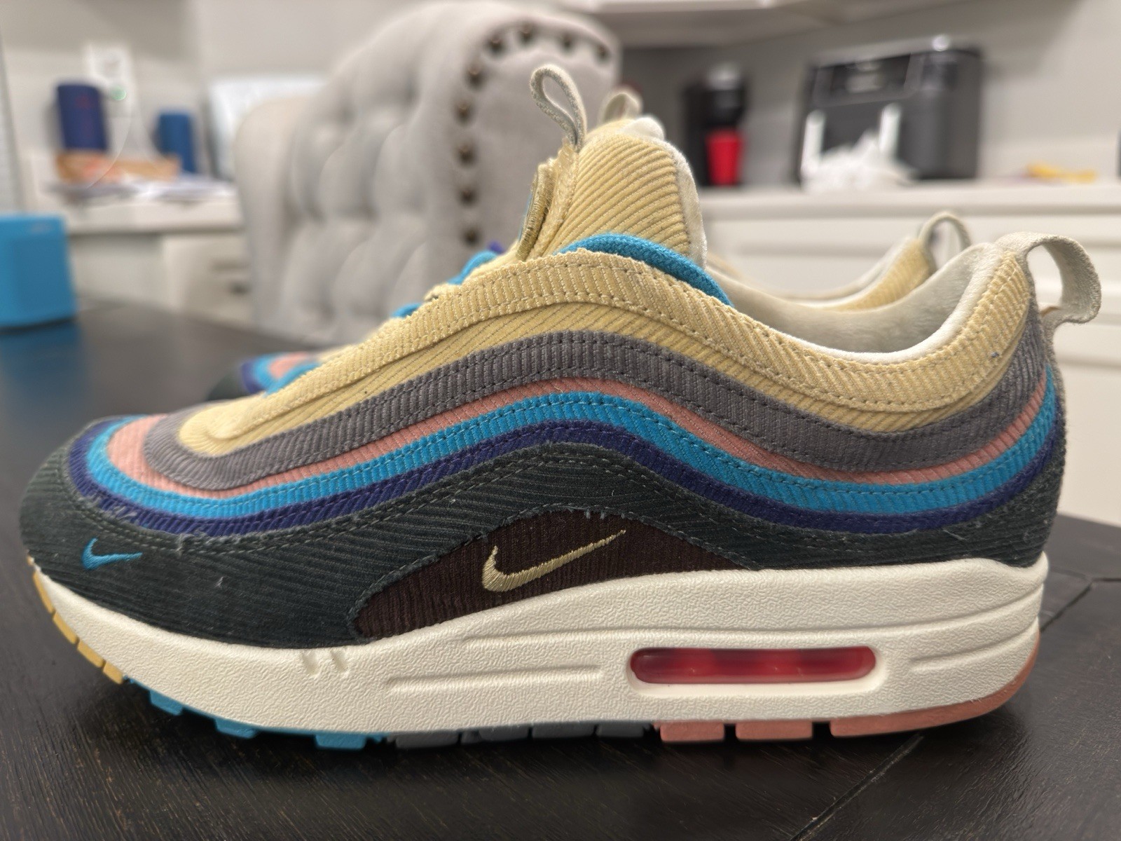 Nike Air Max 1/97 VF SW Sean Wotherspoon Multicolor Corduroy Low Top Nike Air Max 1/97 VF SW Sean Wotherspoon Multicolor Corduroy Low Top