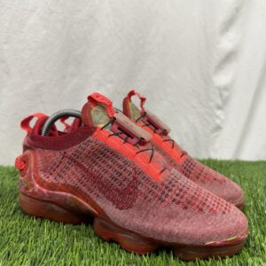 Nike Air Vapormax FK Flyknit Team Red Lock Release Men's Sz 8 Shoes CT1823-600